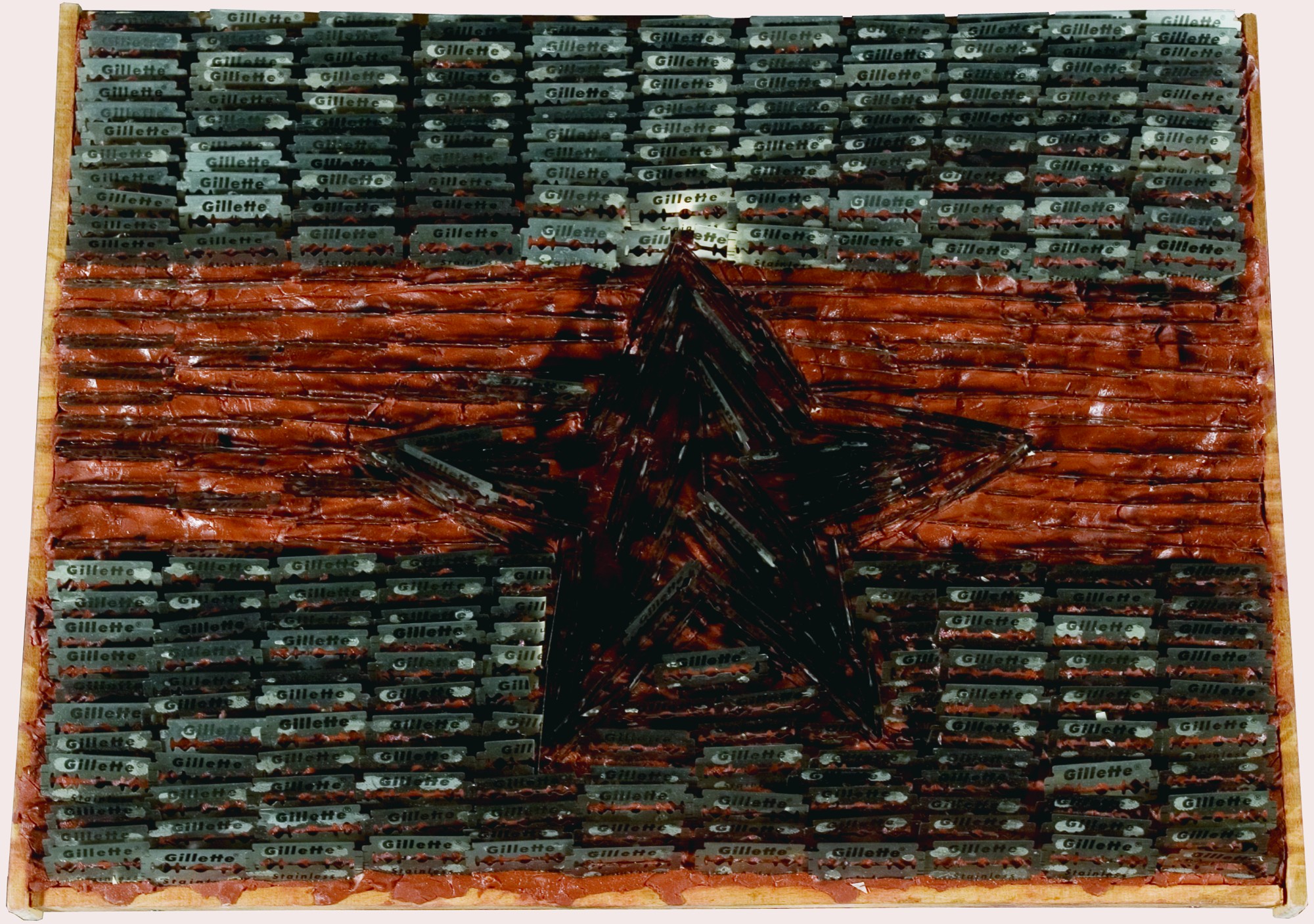 Sven Stilinović Flag 198485 mixed media 350 x 470 mm Marinko Sudac Collection